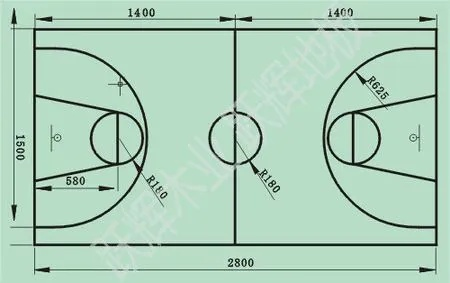 篮球标准尺寸图解，让你了解篮球场地布局-第2张图片-www.211178.com_果博福布斯