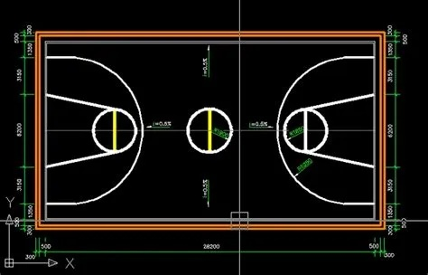 篮球场标准尺寸图画法详解（从零开始，快速掌握绘制方法）